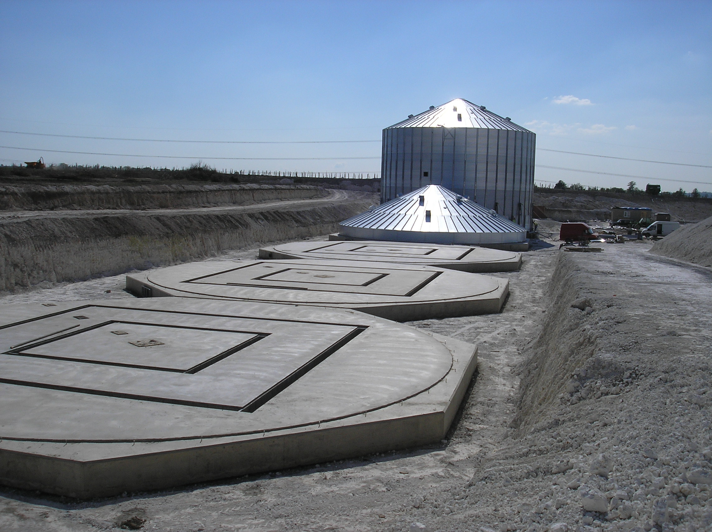 Camgrain Storage Silo bases