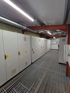 A suite of new electrical MCC panels