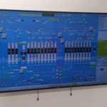 New PLC process control monitor & mimic 